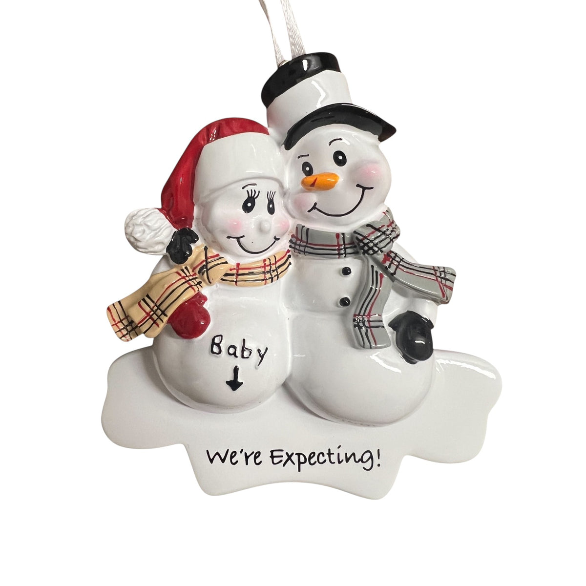 PX We’re Expecting Personalised Christmas Ornament (PX807)