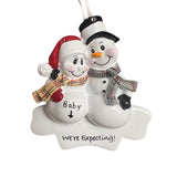 PX We’re Expecting Personalised Christmas Ornament (PX807)
