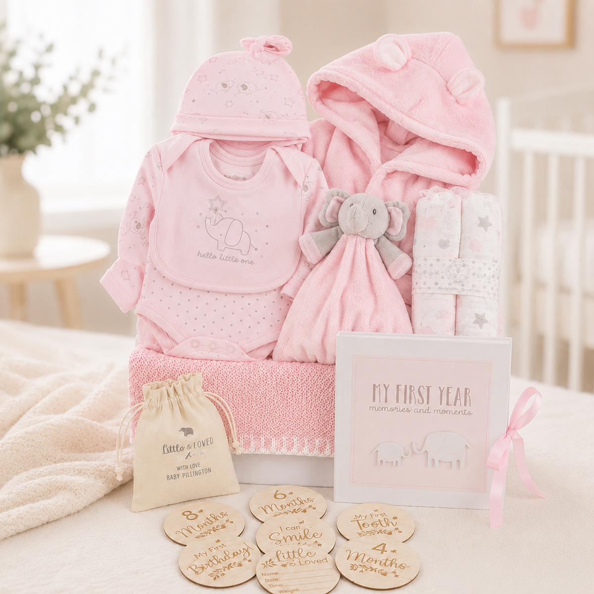My 1st Year Hamper -Pink