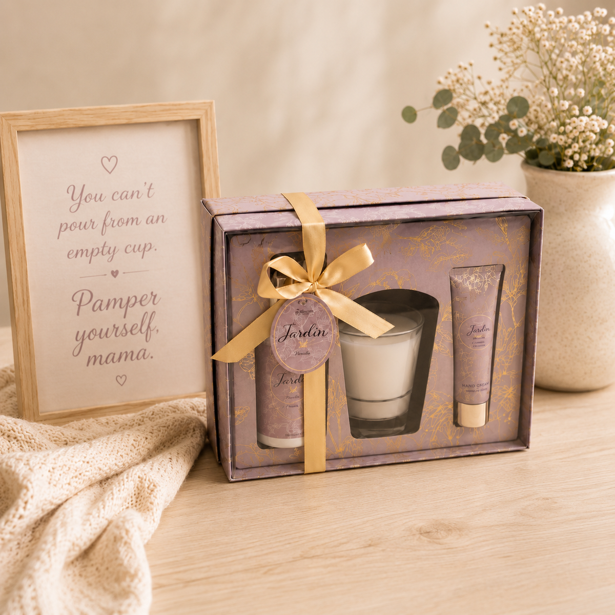 Mother & Baby Gift Hamper - Pink, Blue or White
