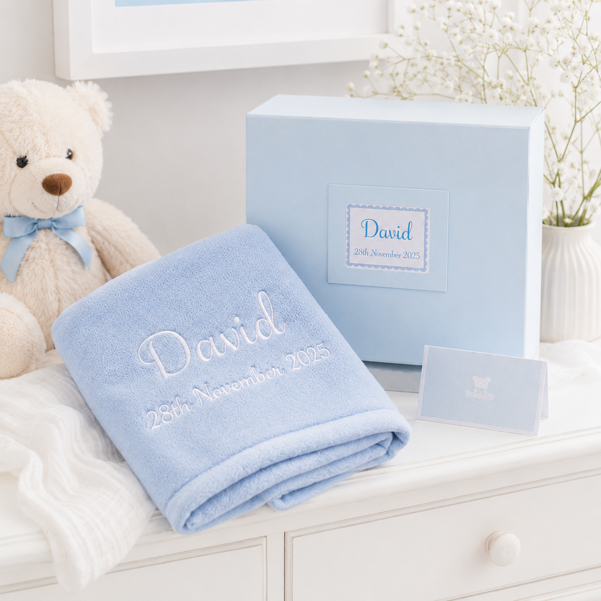 Personalised Signature Baby Quilt
