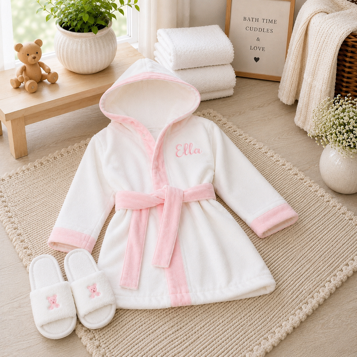 Personalised Baby Girl Spa Hamper