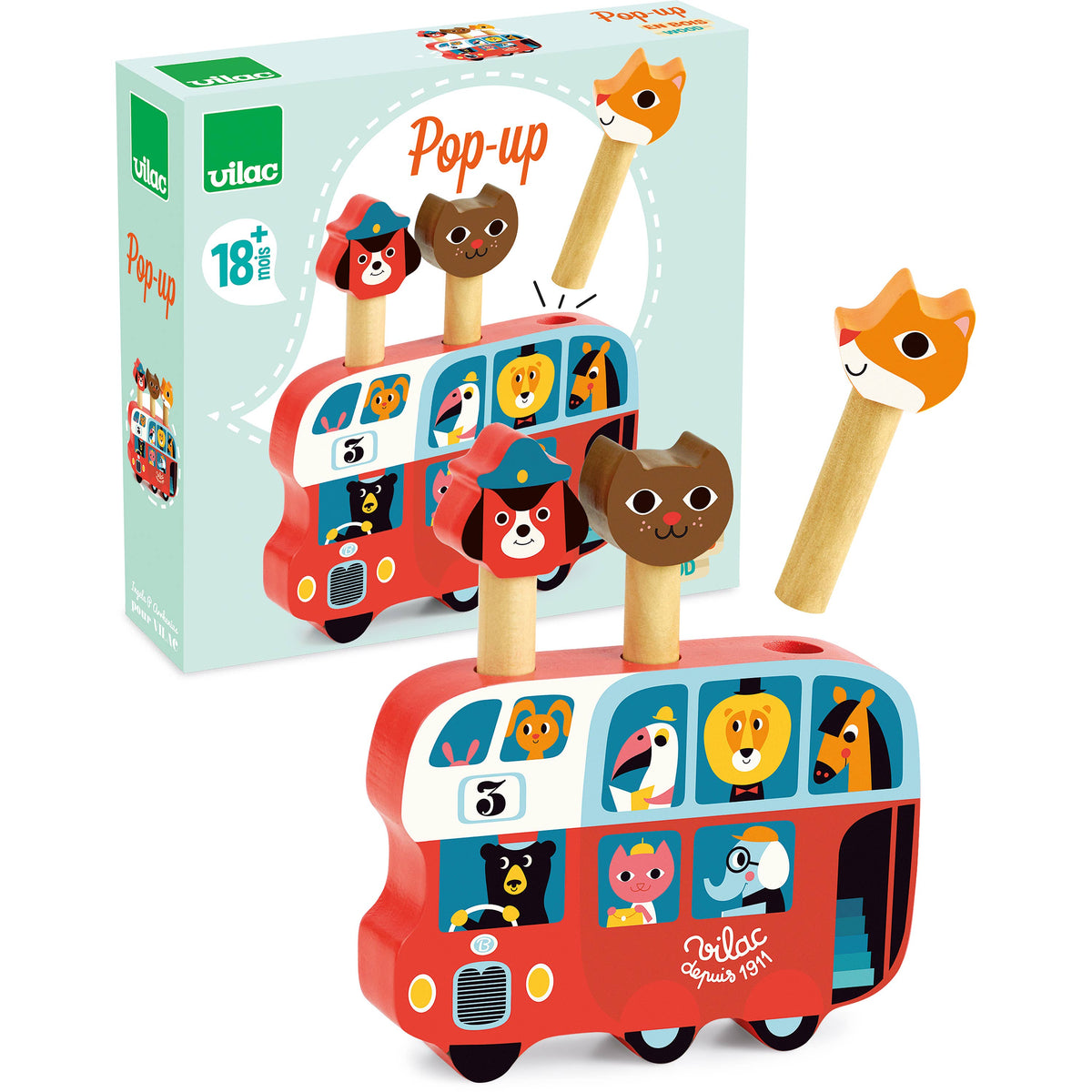 Vilac - Pop-Up Bus