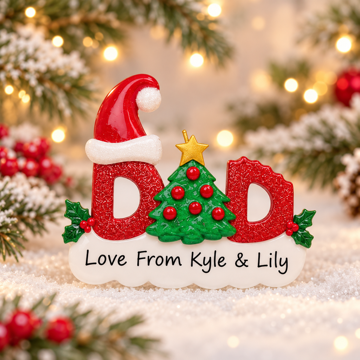 Dad personalised ornament - 320