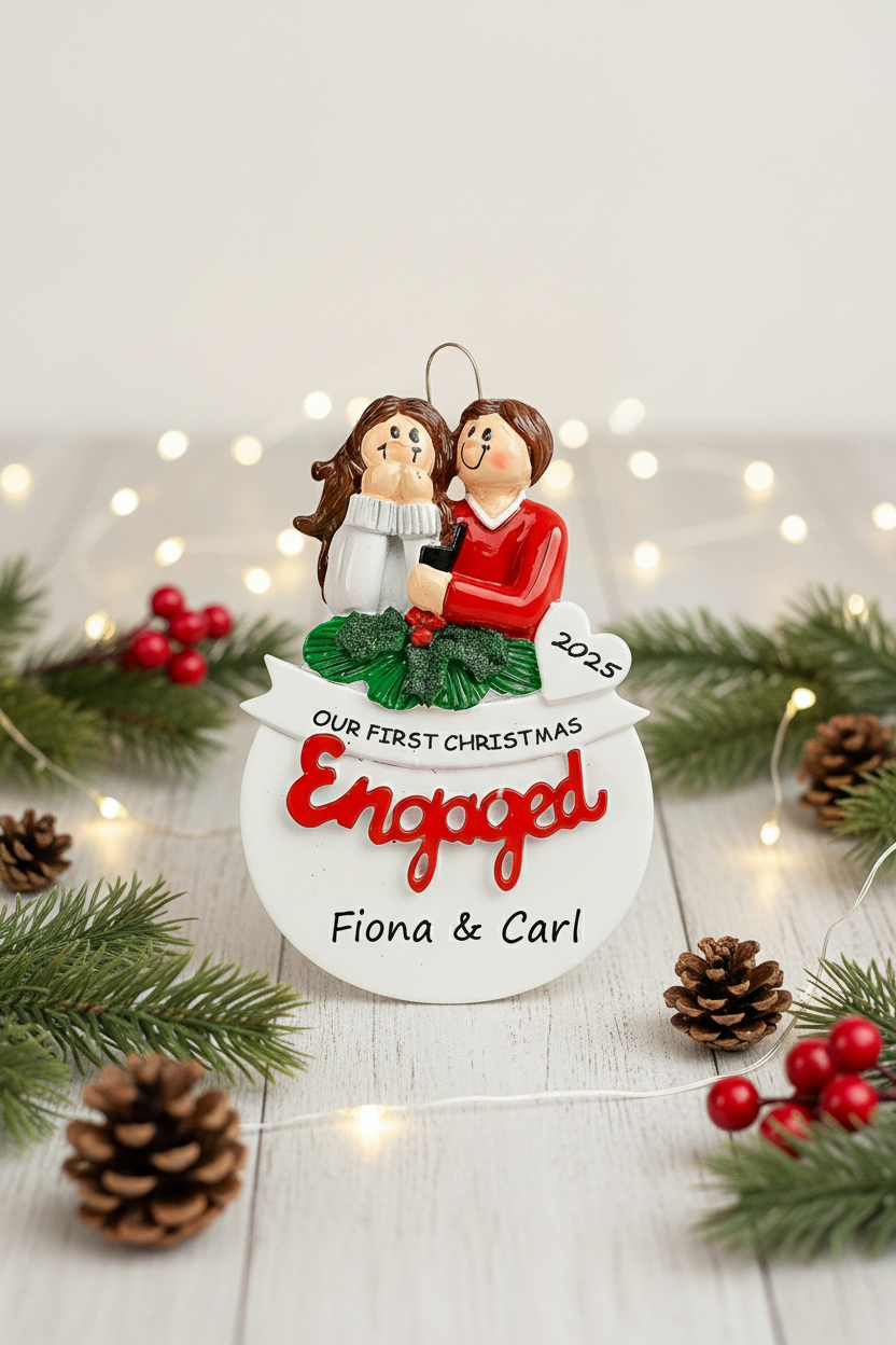 1st Christmas Engaged Ornament (1986)