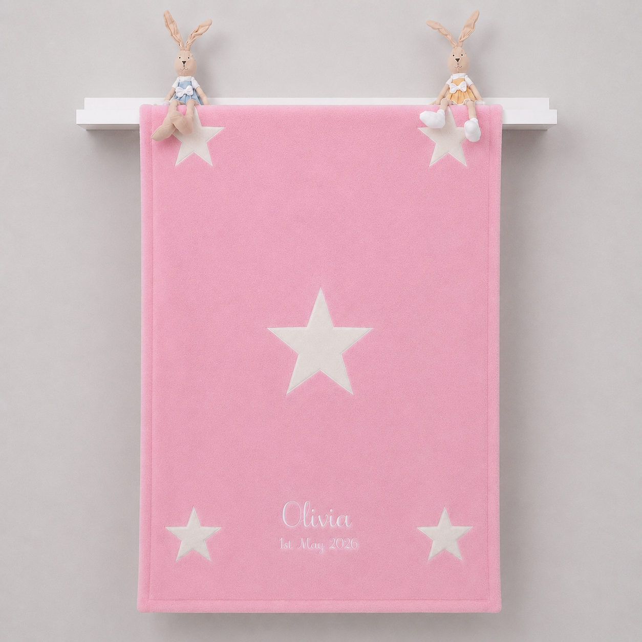 Personalised Welcome Home Baby Hamper Girl