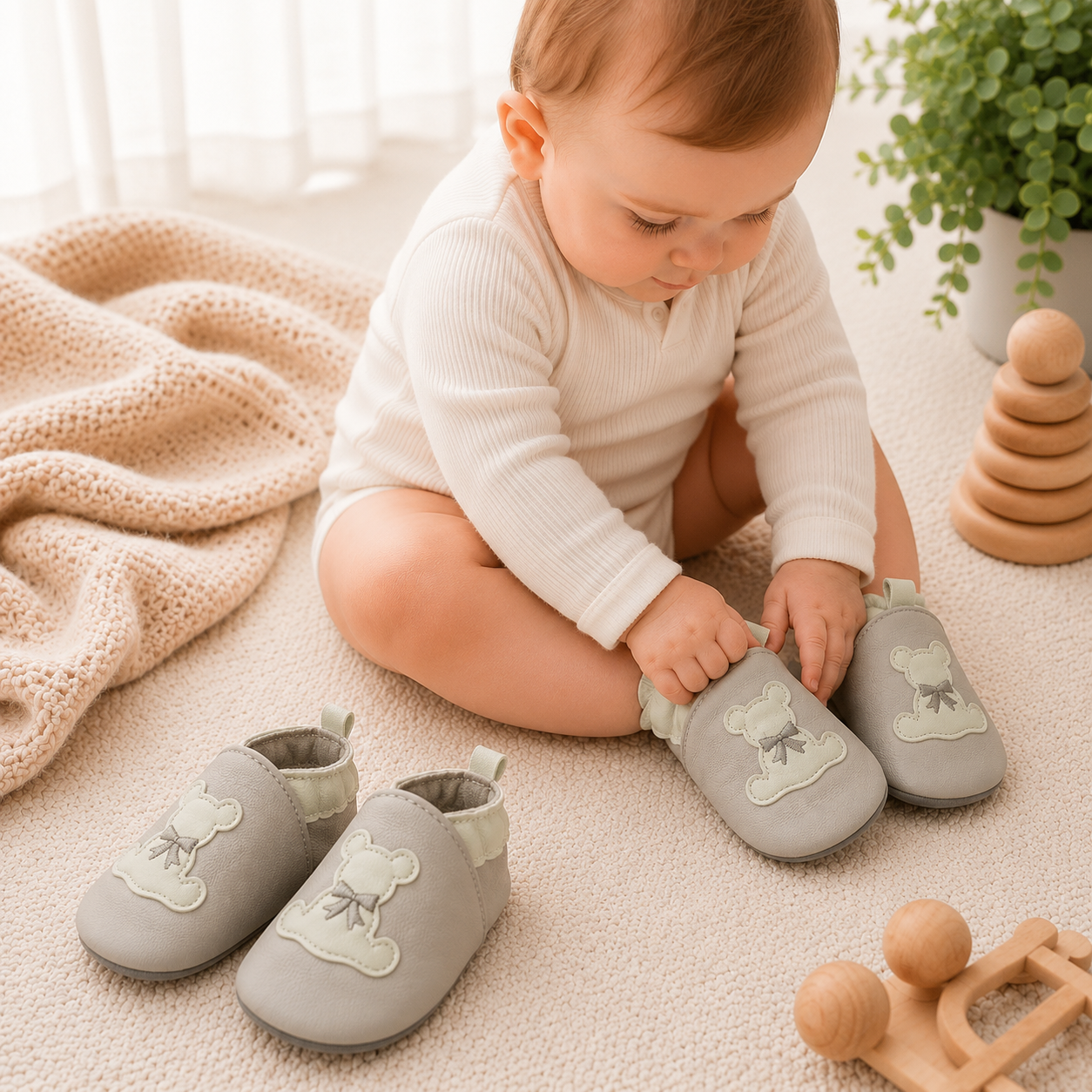 Signature Baby Leather Shoes