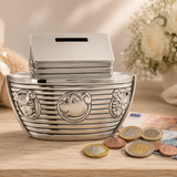 Noah's Ark Money Bank | Silver Plated Baby Gift | Babygifts.ie