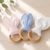 Signature Beech Wood Bunny Ear Teether