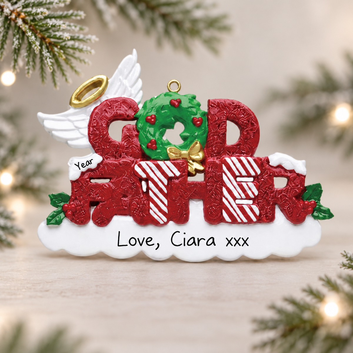 Godfather Christmas Ornament - 334