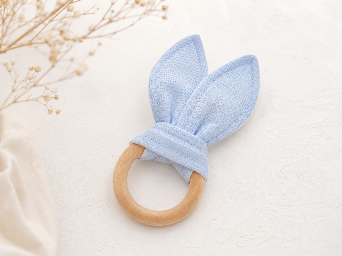 Signature Beech Wood Bunny Ear Teether