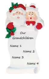 Grandparents Scroll Personalised Ornament - 85