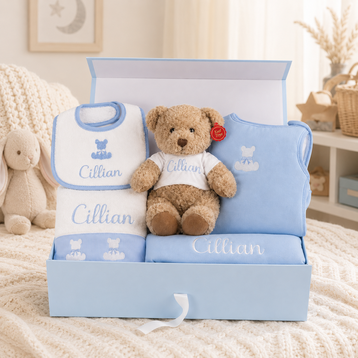 Beary Special Baby Hamper -Blue