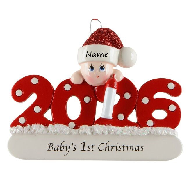 2026 Baby - Red Christmas Ornament