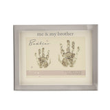 Me and My Brother Handprint Frame