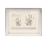 Me and My Sister Handprint Frame