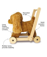 Peanut Pup Push Along