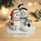 PX We’re Expecting Personalised Christmas Ornament (PX807)