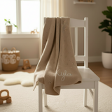 Personalised Knit Cotton Blankets (5 Colours)
