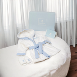 Baby's 1st Bathrobe & Slippers - Blue