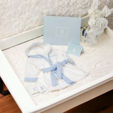 Baby's 1st Bathrobe & Slippers - Blue