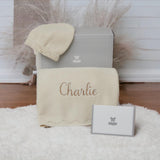Signature Cotton Blanket and Hat Gift Box