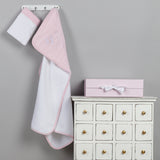 Hooded Baby Bath Towel & Mitt