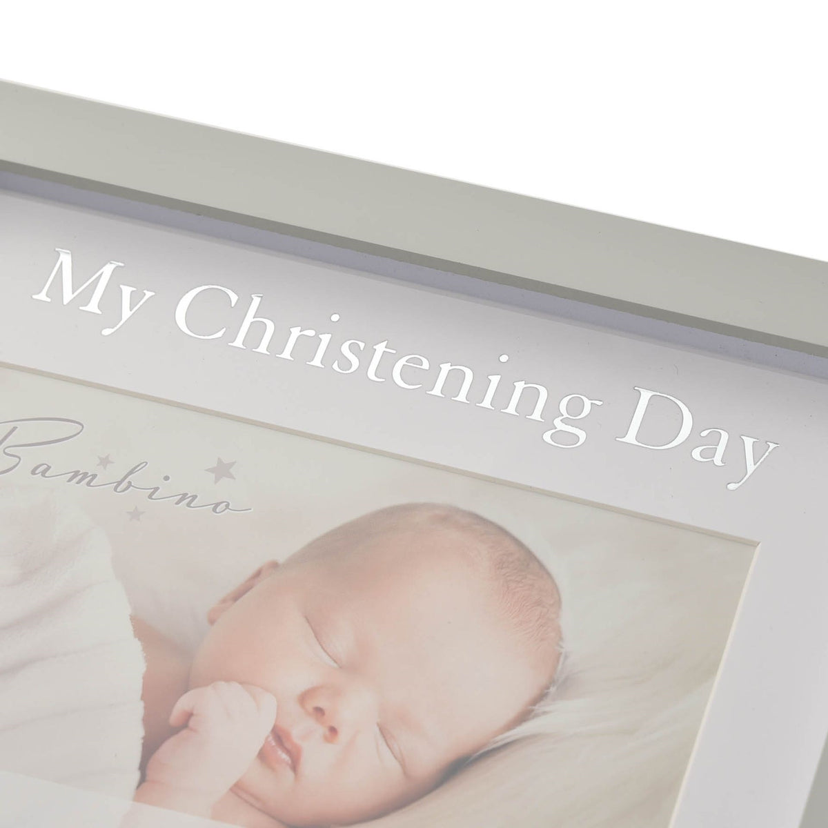Christening Day Frame 6" x 4" in a lidded gift box