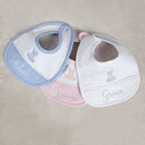 *Personalised Bib Set for Twins/Triplets - Personalised Baby Gift