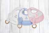 Signature Bib and Teether Gift Box - 3 colours