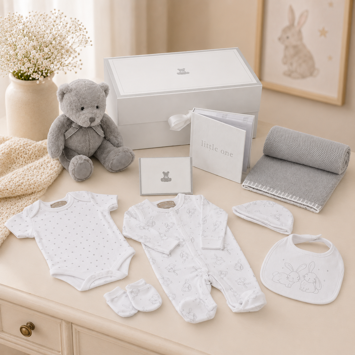 Celebration Baby Gift Hamper - White