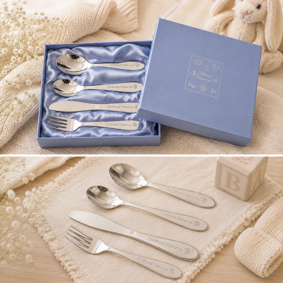 Childhood Memories Stainless Steel Cutlery Set