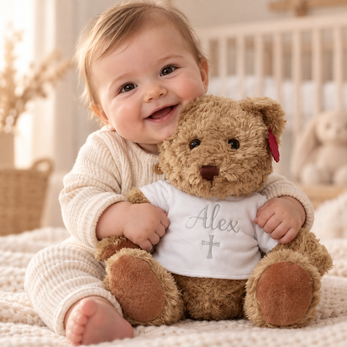 Christening Keepsake Teddy Bear - Personalised