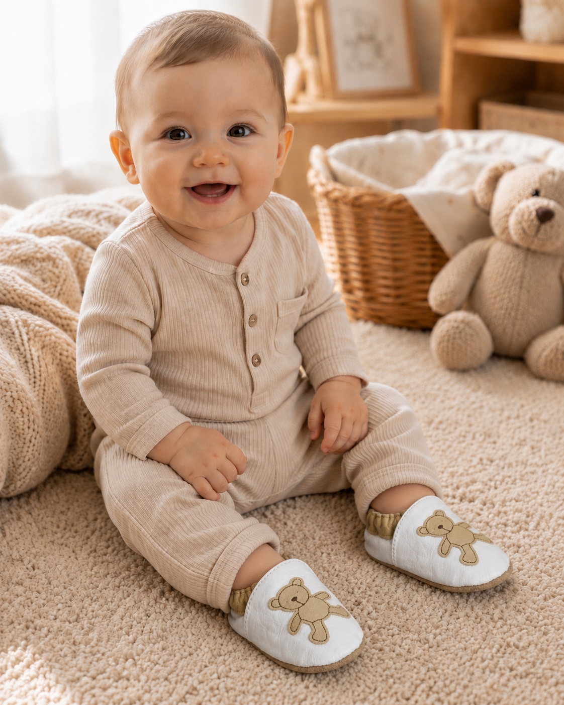 Bear Hug Baby Shoes