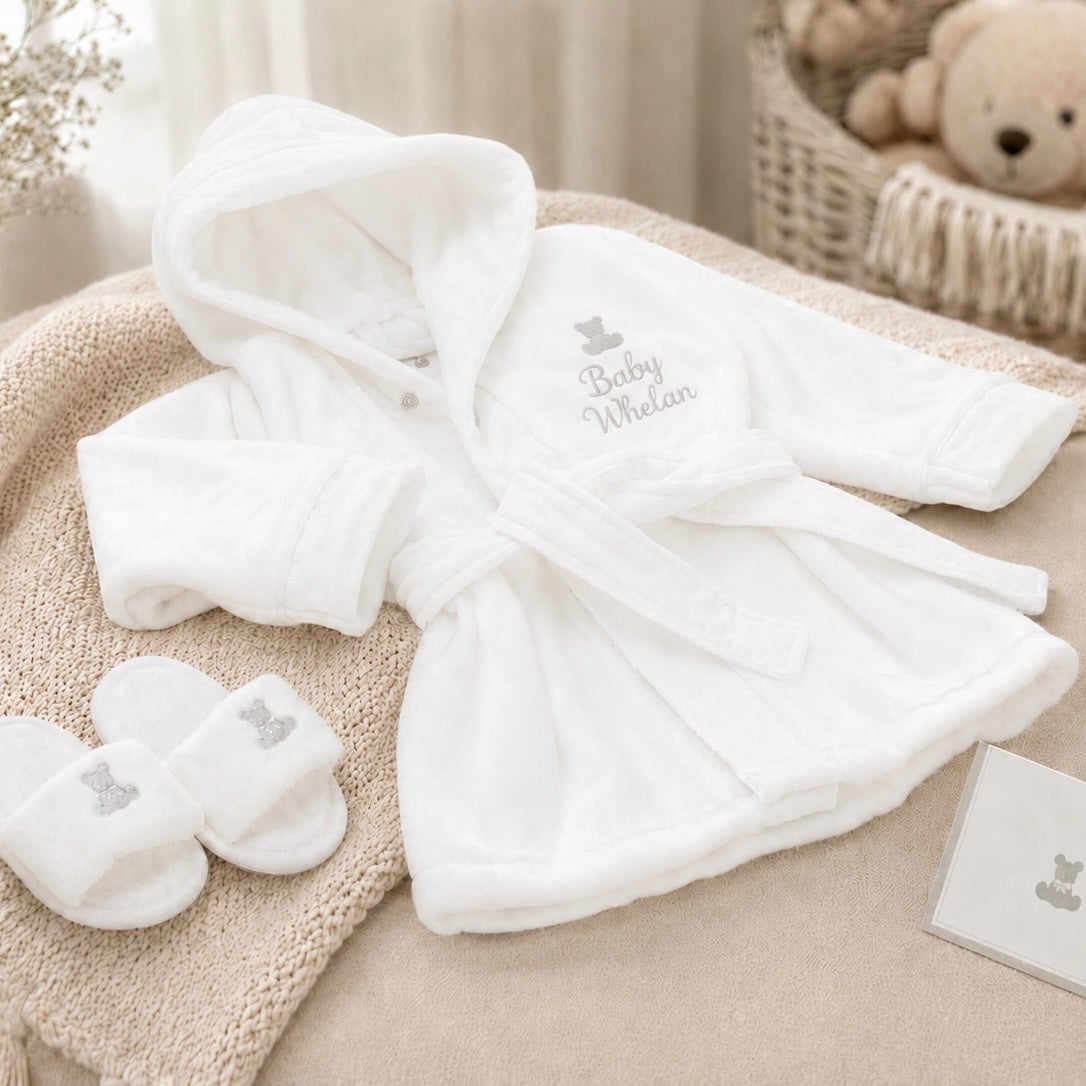Personalised Baby Spa Gift Hamper - White