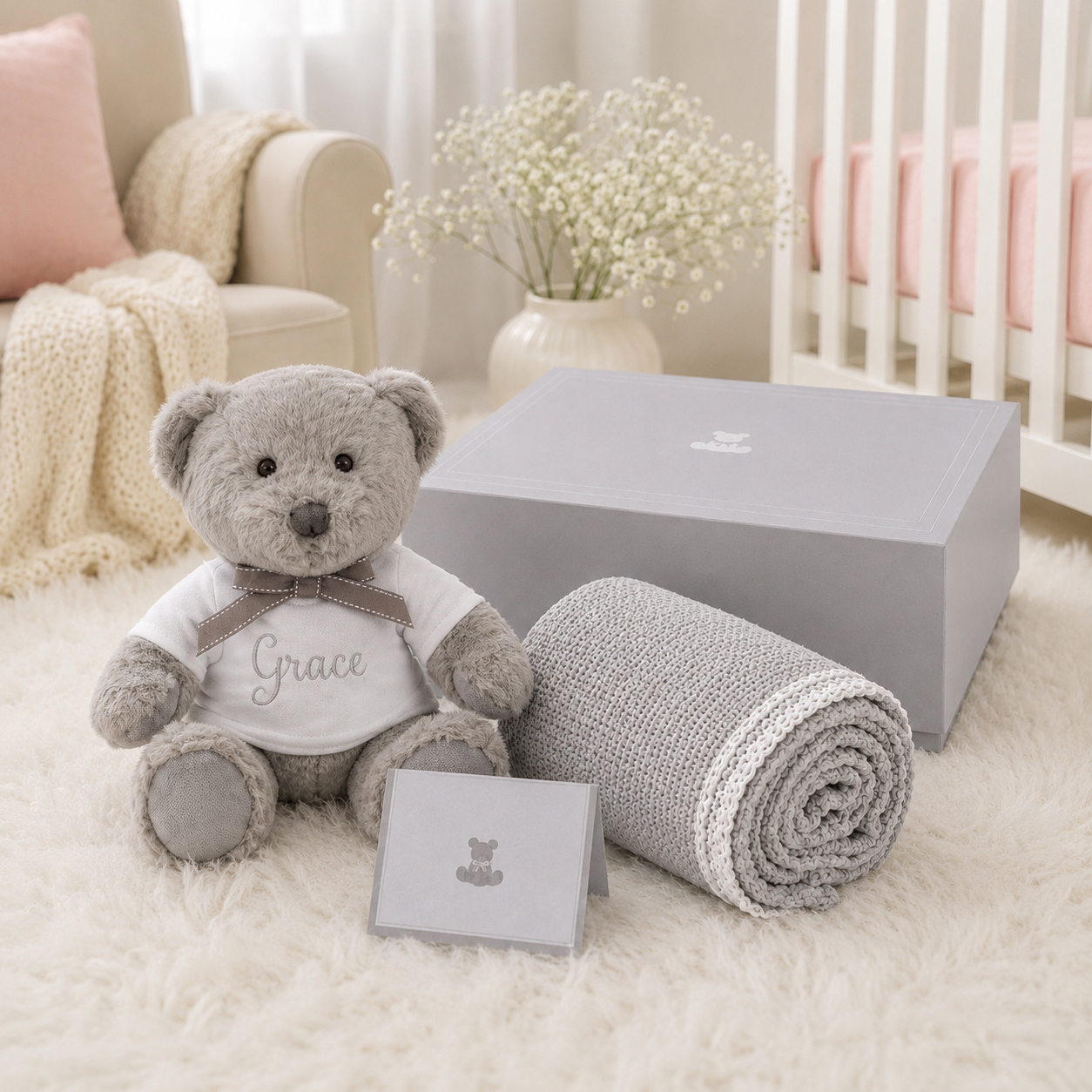 Baby Snuggle Box - Grey