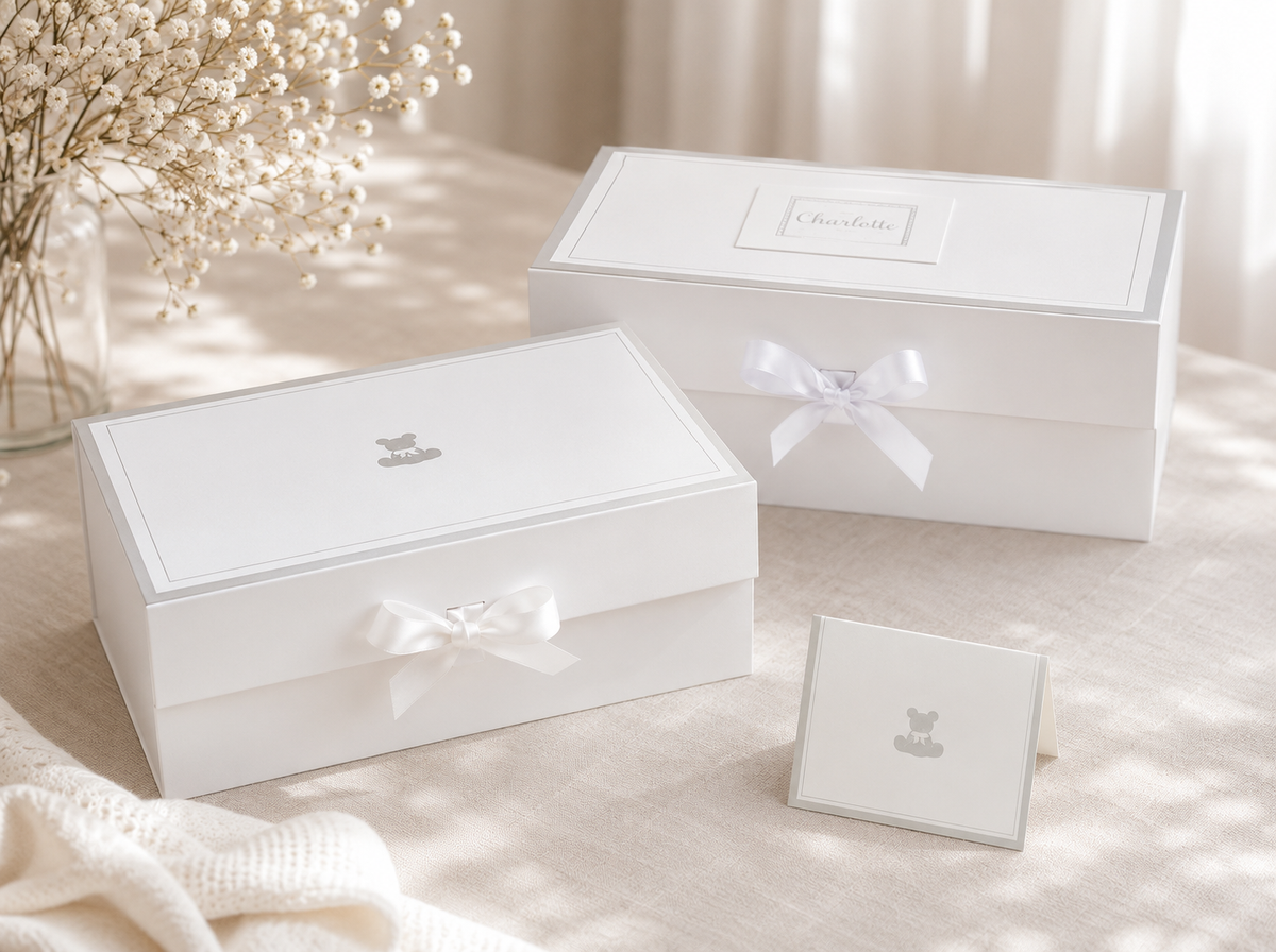 Personalised Baby Spa Gift Hamper - White