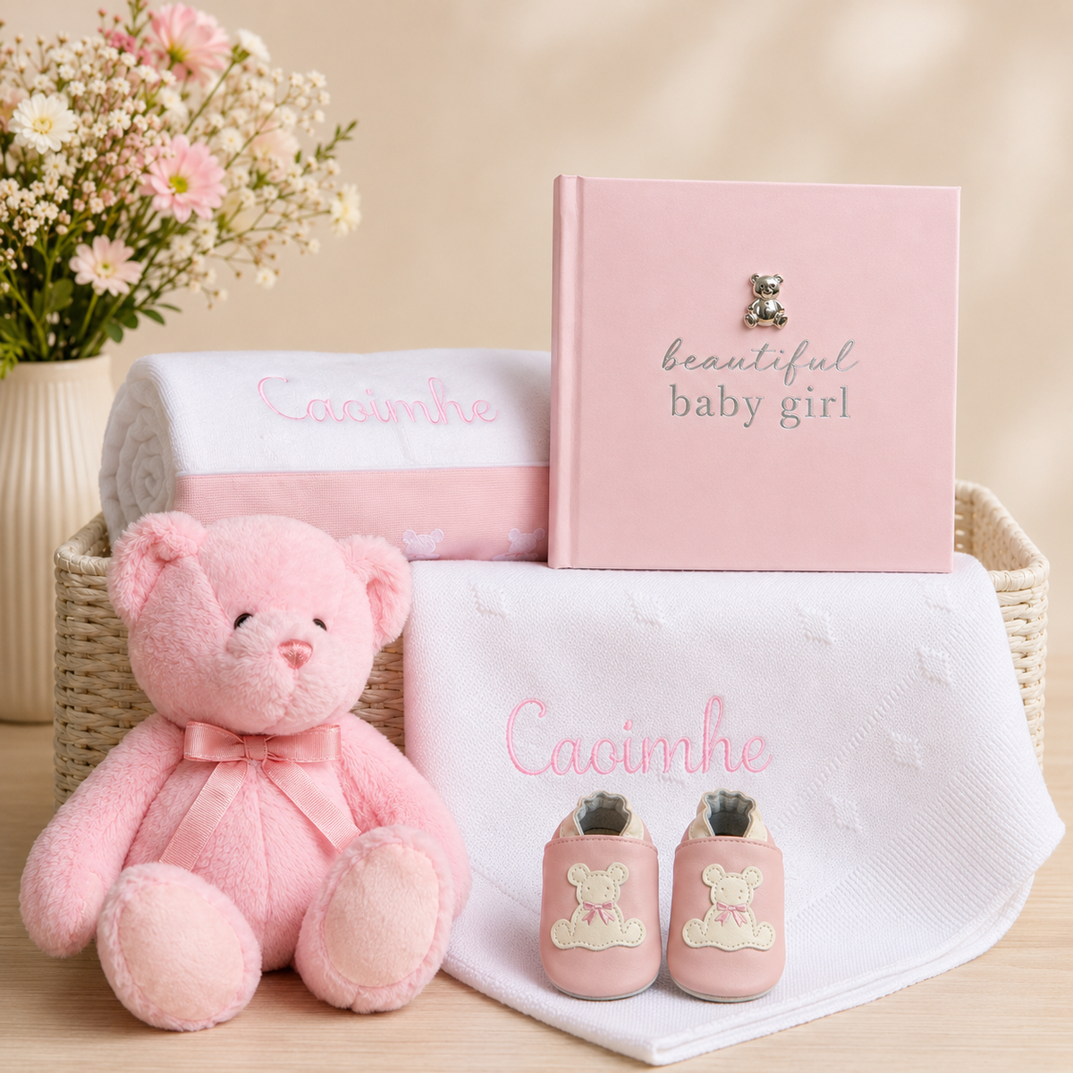Teddy & Me Baby Gift Hamper - Pink