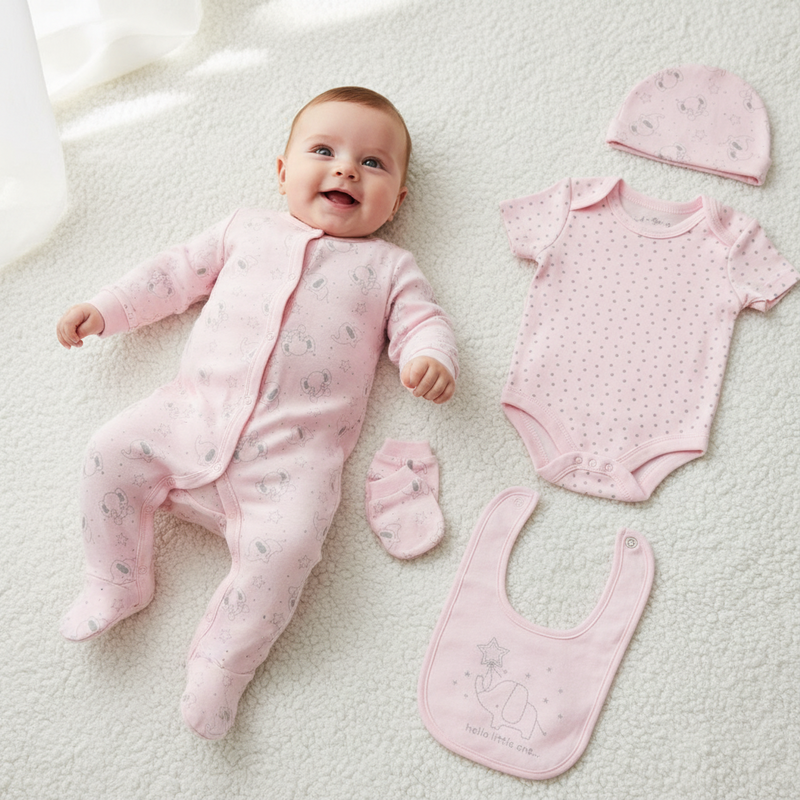 Newborn Baby Gift Box- Pink