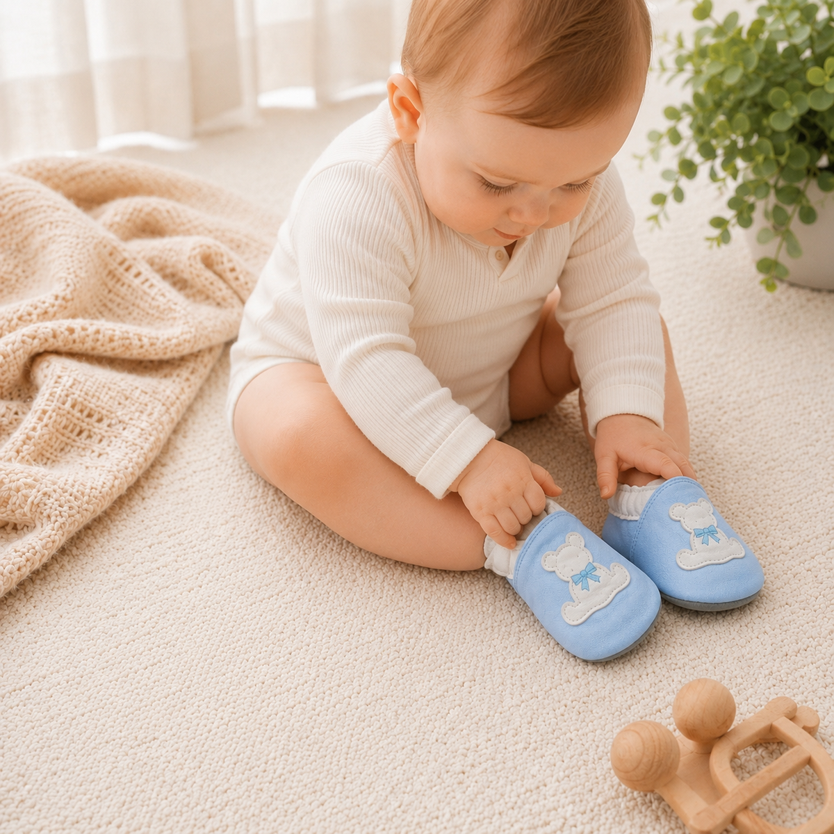 Signature Baby Leather Shoes
