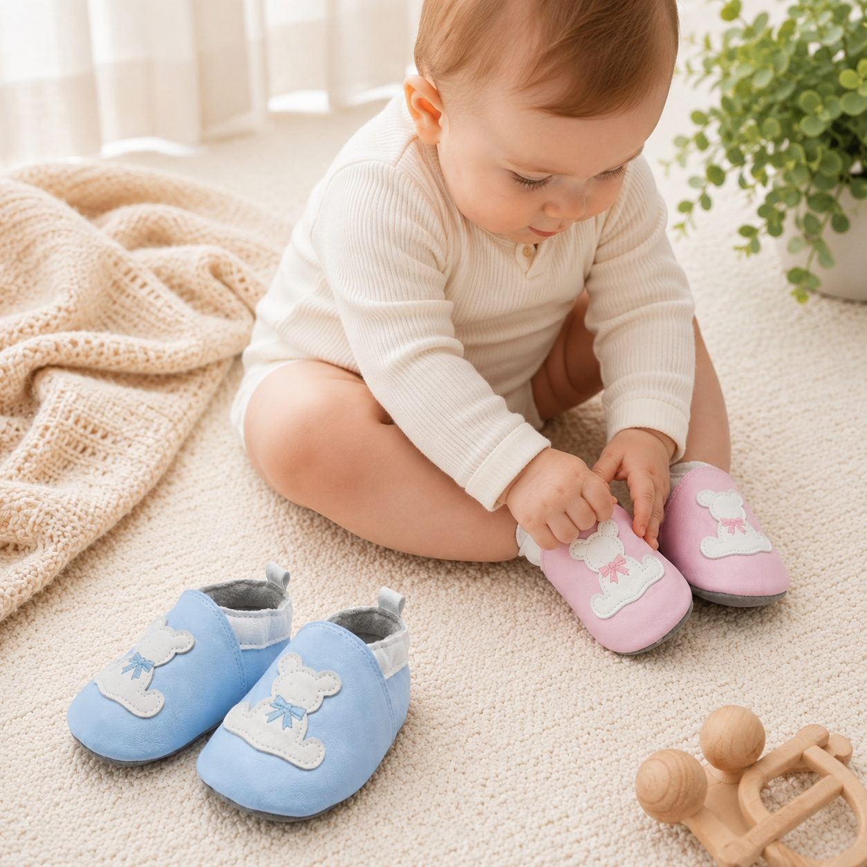 Signature Baby Leather Shoes