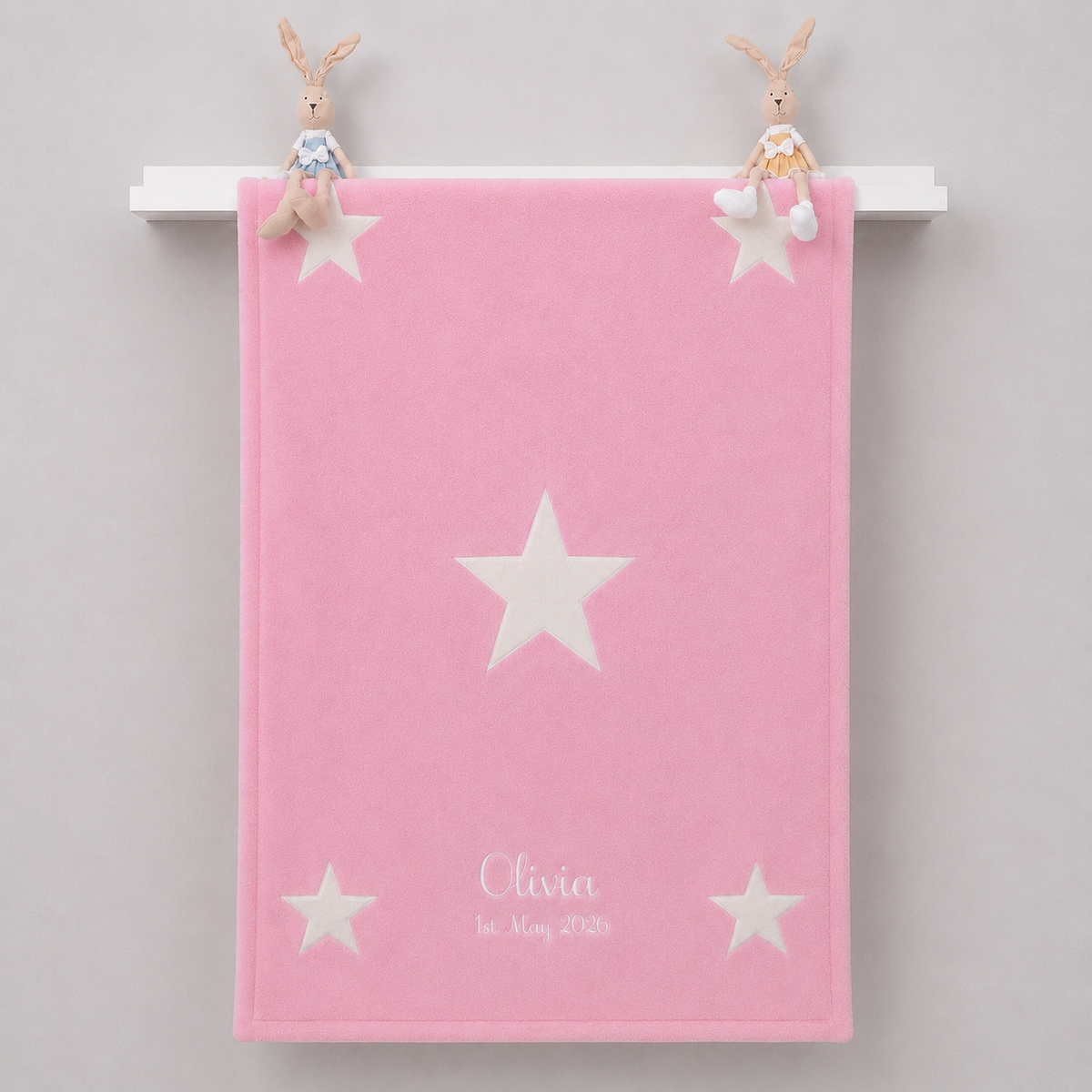 Personalised Welcome Home Baby Hamper Girl