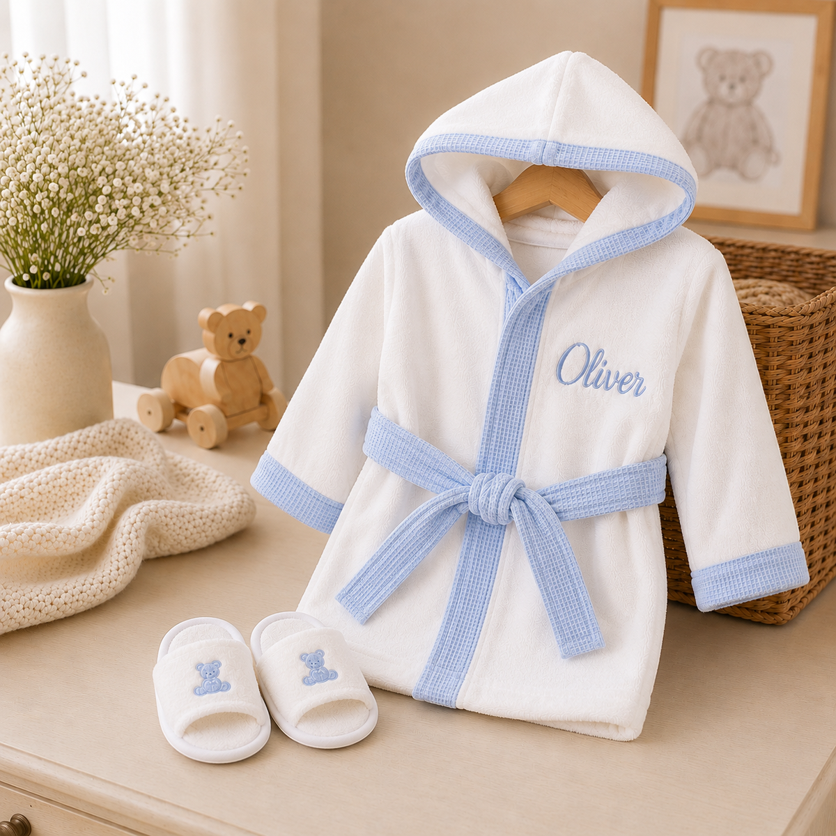 Personalised Baby Boy Spa Hamper