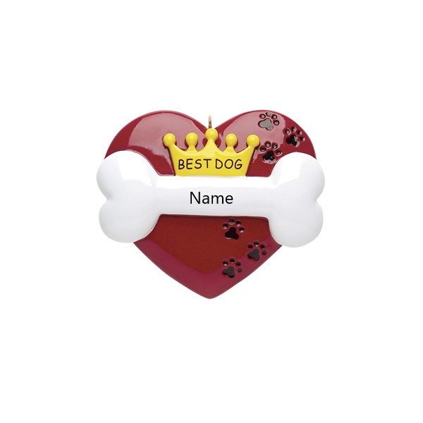 Best Dog Christmas Ornament (351)