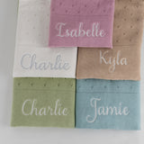 Personalised Knit Cotton Blankets (5 Colours)