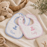 *Personalised Bib Set for Twins/Triplets - Personalised Baby Gift