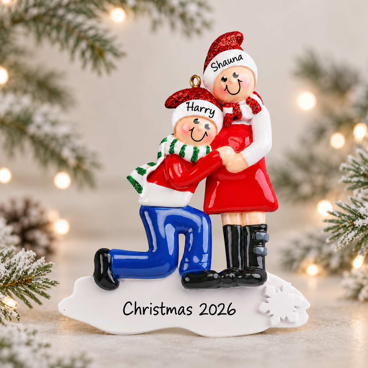 Baby Kicking Personalised Christmas Ornament (1988)