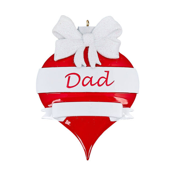 Dad Bauble Christmas Ornament (2053)