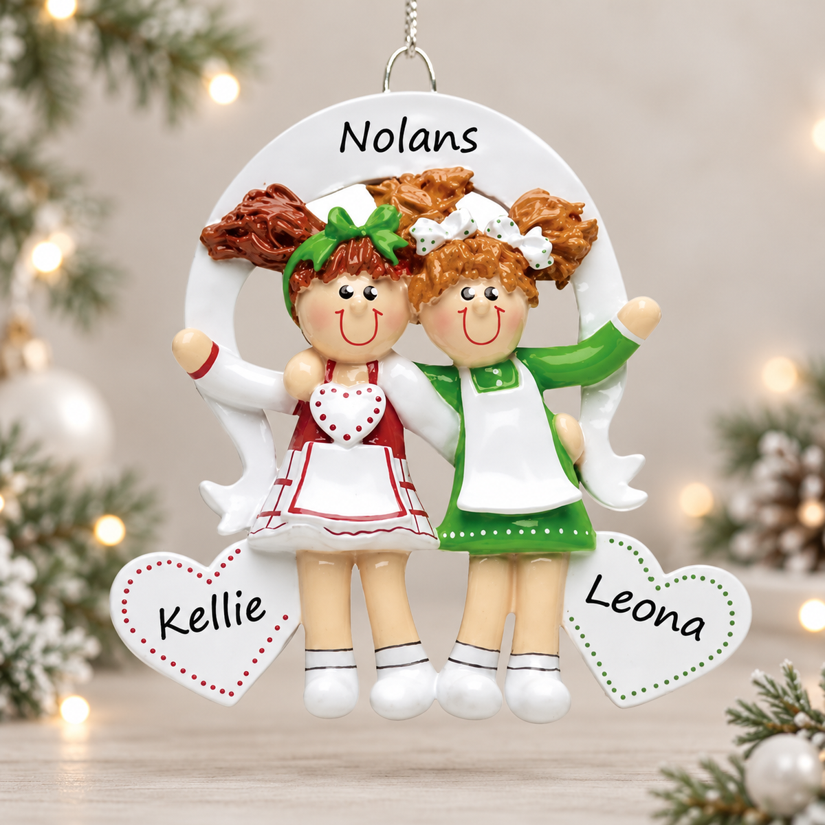 Friends/Sisters 2 Christmas Ornament - 826