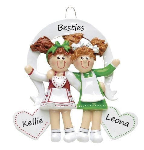 Friends/Sisters 2 Christmas Ornament - 826